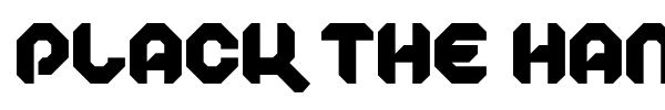 Plack the Hanet font preview